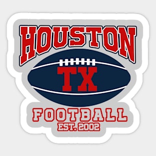 Houston Football Team Sticker